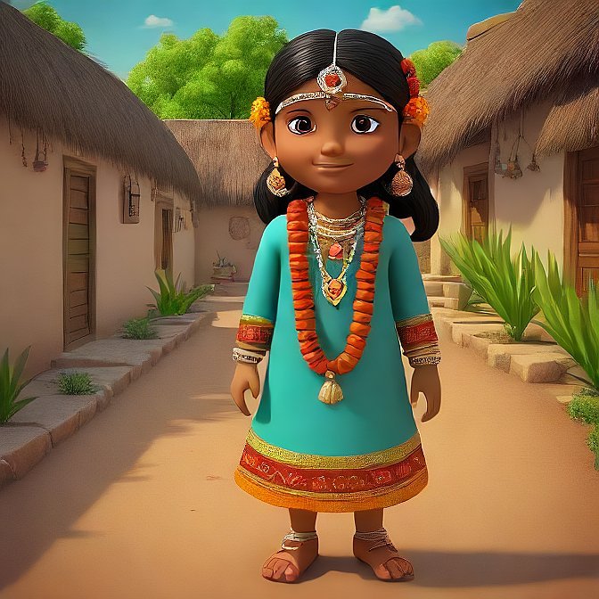 3D cartoon character art